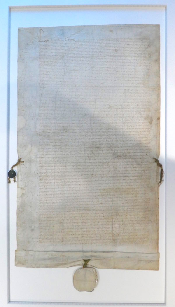 Restauration de la charte fondatrice de la Ville d'Angers