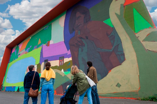 Fresque d'Echapp&eacute;es d'art
