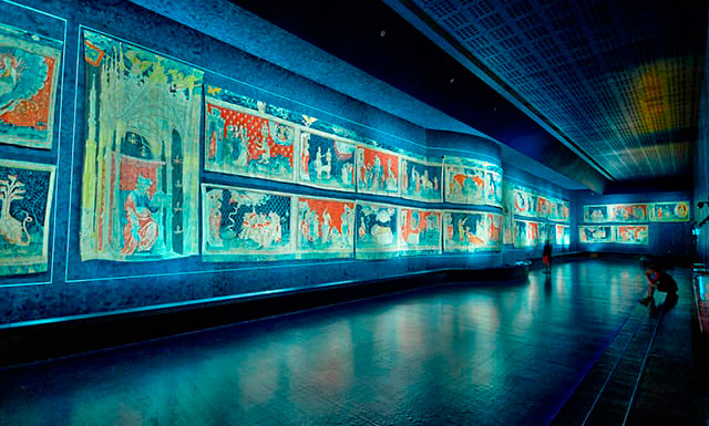 La galerie de l'Apocalypse au château d'Angers