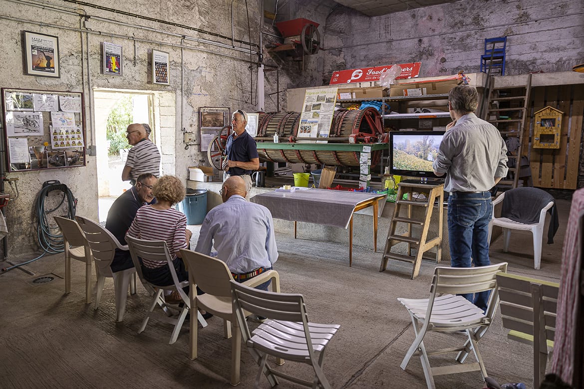 Photo des portes ouvertes de l'association Vigne en ville.