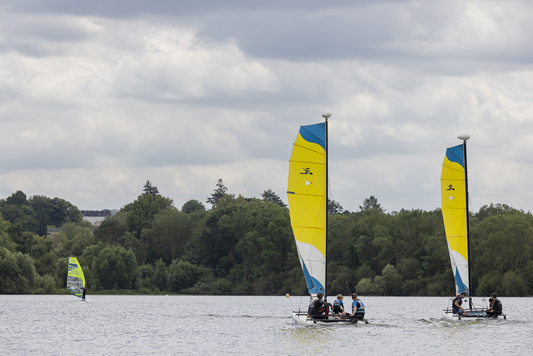 Aquatiques, avec de la voile... <i>(Photo: Thierry Bonnet/Ville d'Angers)</i>