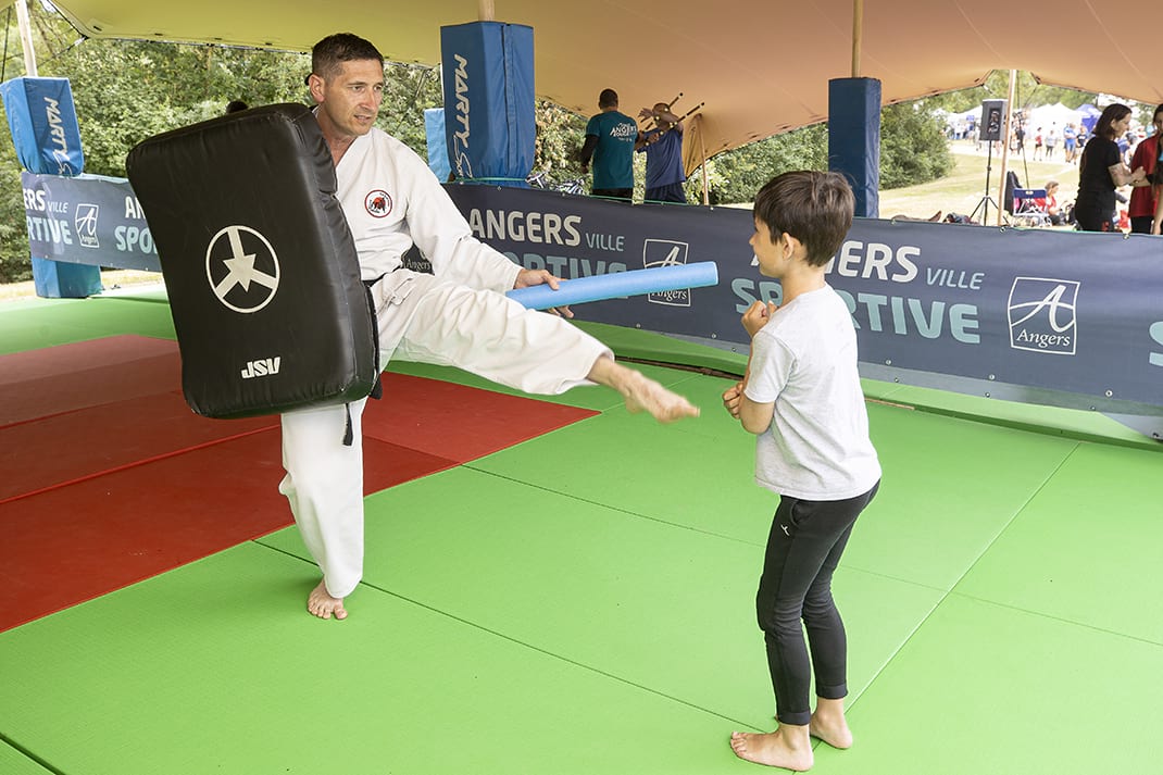 Photo du village sportif de Tout Angers Bouge.