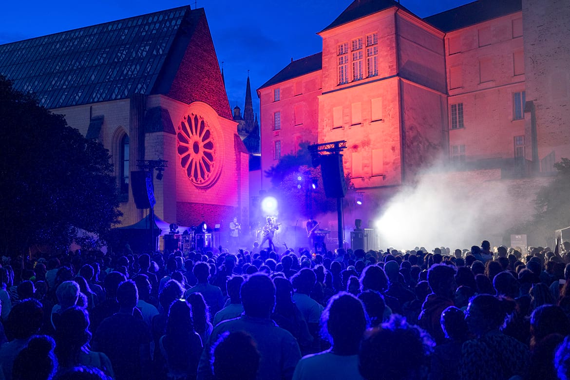 photo d'un concert au jardin des beaux-arts