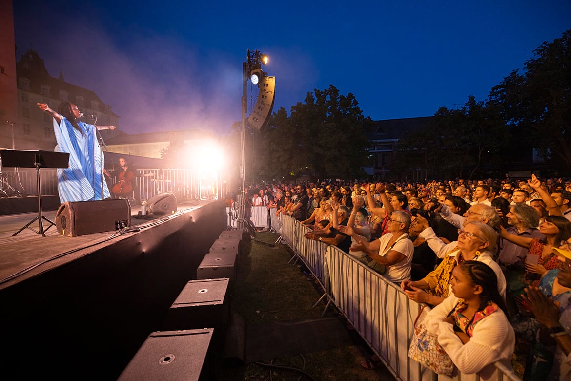photo d'un concert au jardin des beaux-arts