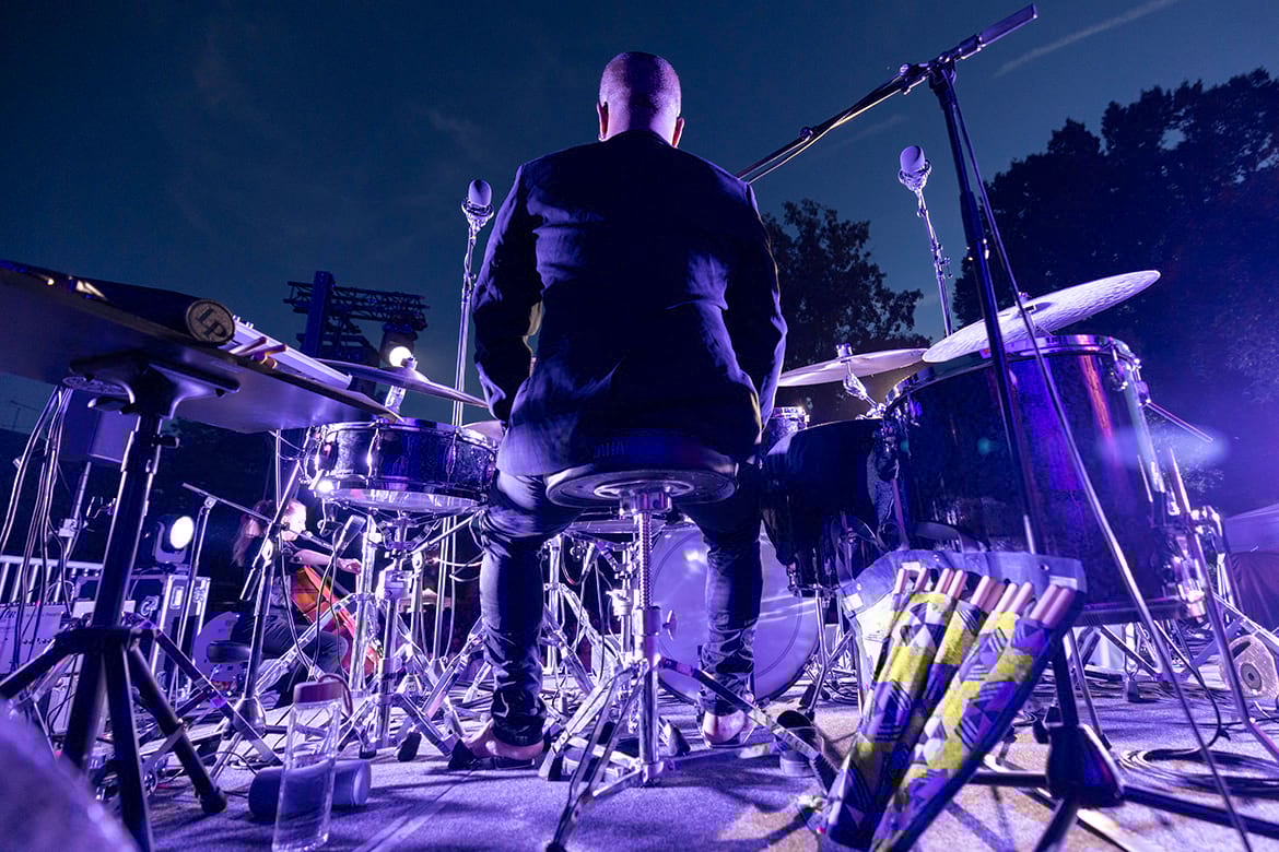 photo d'un concert au jardin des beaux-arts