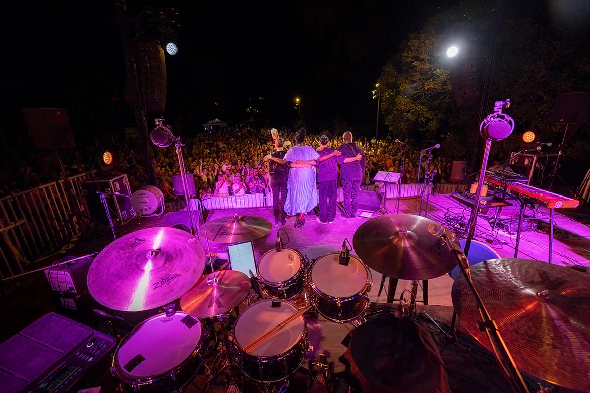 photo d'un concert au jardin des beaux-arts