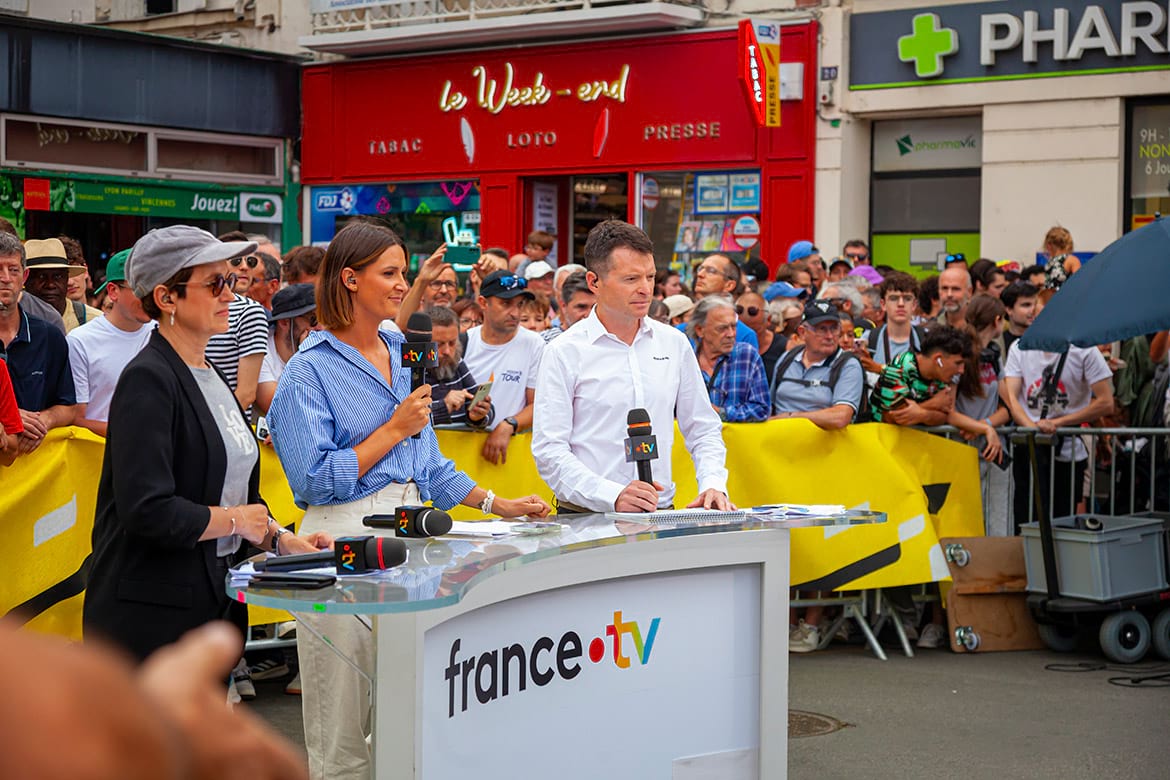 Arrivée de la troisième étape du Tour de France Femmes à Angers, lundi 28 juillet 2025.