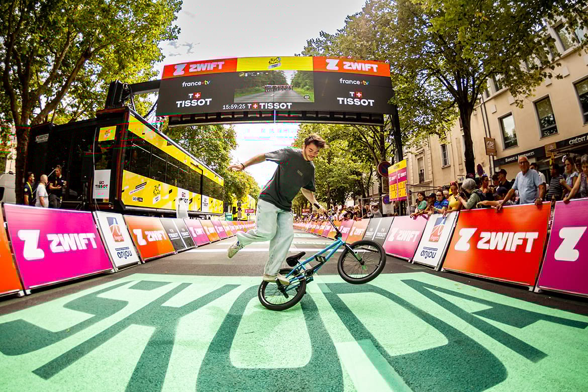 Arrivée de la troisième étape du Tour de France Femmes à Angers, lundi 28 juillet 2025.