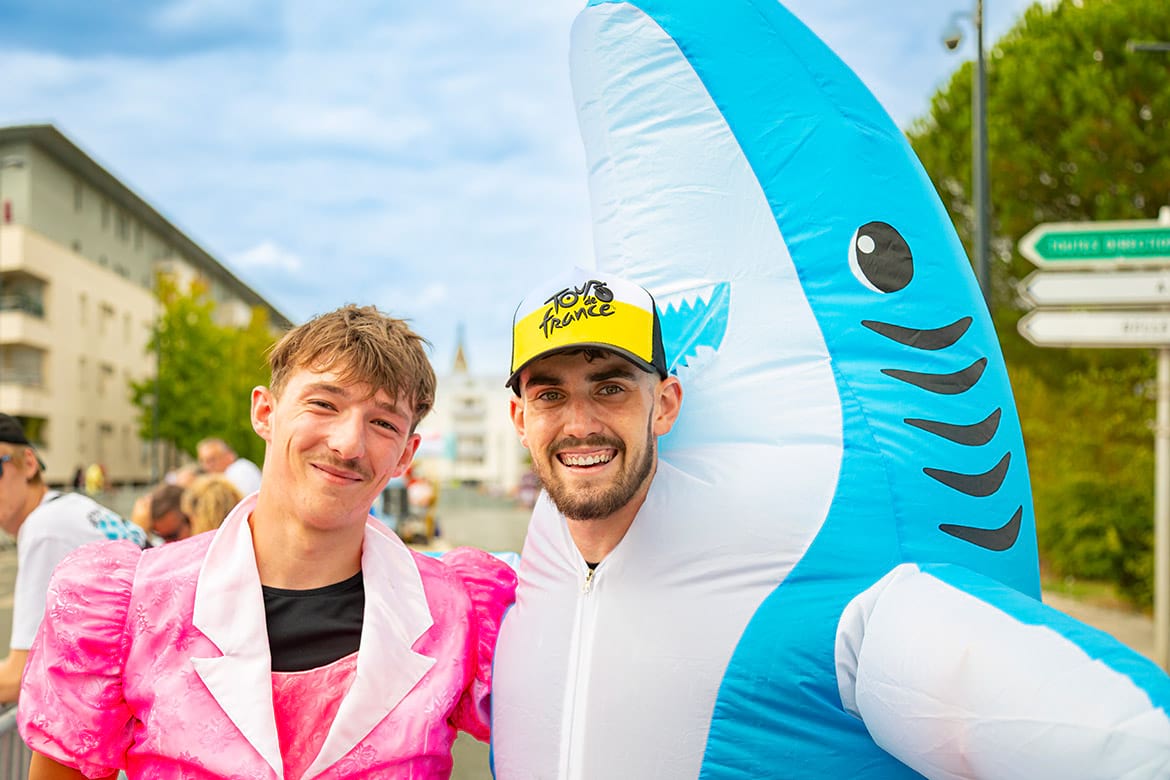 Arrivée de la troisième étape du Tour de France Femmes à Angers, lundi 28 juillet 2025.
