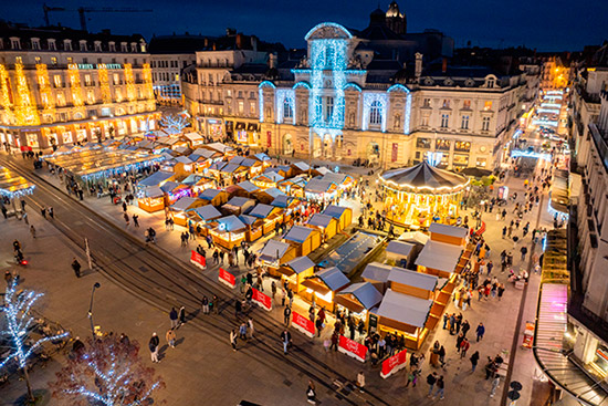 Marché de Noël place du Ralliement