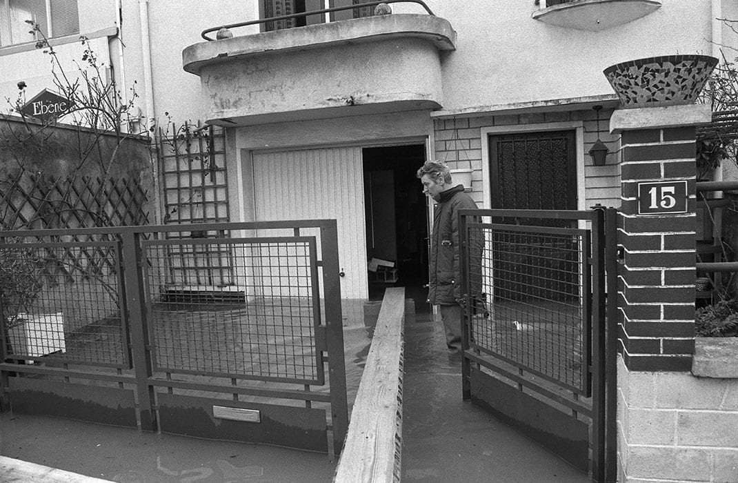 La crue de 1995 à Angers.