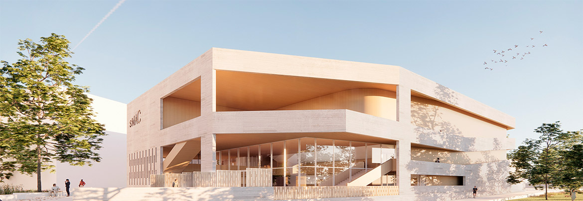 Vue d'architecte de la future salle de musiques actuelles