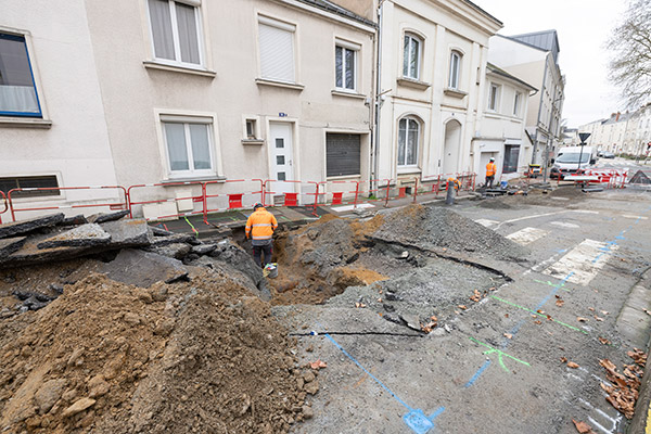 Travaux de voirie rue de la Chalou&egrave;re