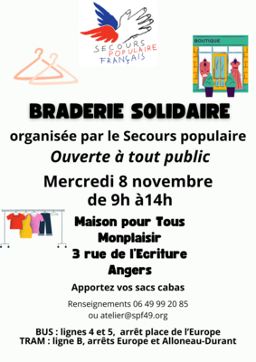 Braderie solidaire