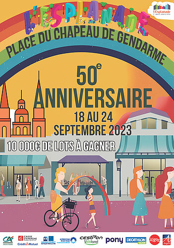 50e anniversaire de l'Esplanade du chapeau de Gendarme