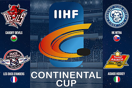Continental Cup: Asiago Hockey/Ducs d'Angers
