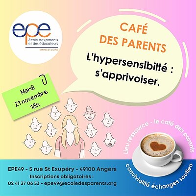 Café des parents : l'hypersensibilité