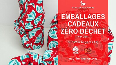 Partage de savoirs : emballage cadeau zéro déchets et réemploi
