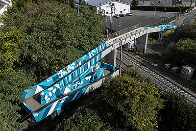 La passerelle des Banchais a fait peau neuve