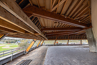 La pyramide du lac de Maine a entam&eacute; sa transformation