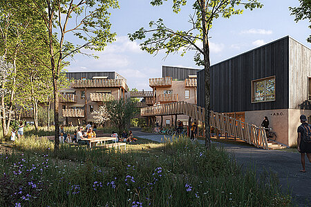 Le futur quartier des Bretonnières