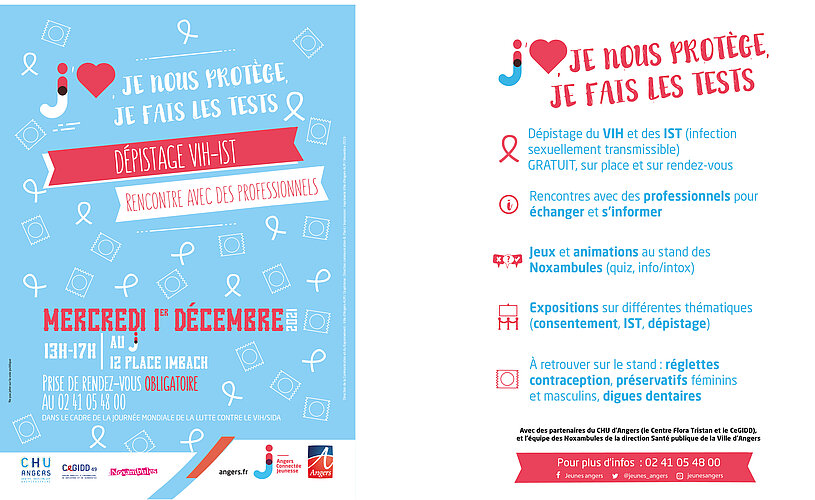 J'aime, je nous protège, je fais les tests