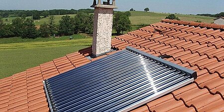 Visite d'une toiture solaire