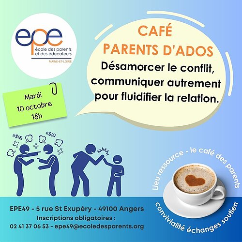 Café des parents d'ados : communiquer autrement