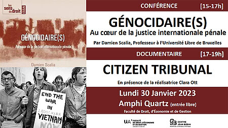 "Génocidaires" et "Citizen tribunal"