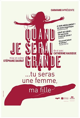 Quand je serai grande, tu seras une femme ma fille