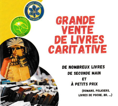 Grande vente de livres caritative
