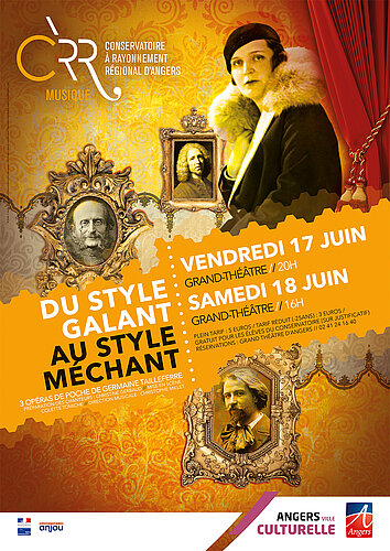 Du style galant au style méchant - 3 Opéras de poche de Germaine Tailleferre