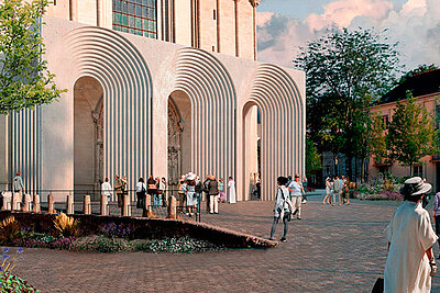 Bientôt une galerie contemporaine pour protéger le portail de la cathédrale (4/4)