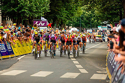 Plus de 5 000 spectateurs ont assisté à l’arrivée d’étape du Tour de France Femmes à Angers