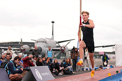 L'Angevin Tristan Després vice-champion d'Europe Espoirs de saut à la perche