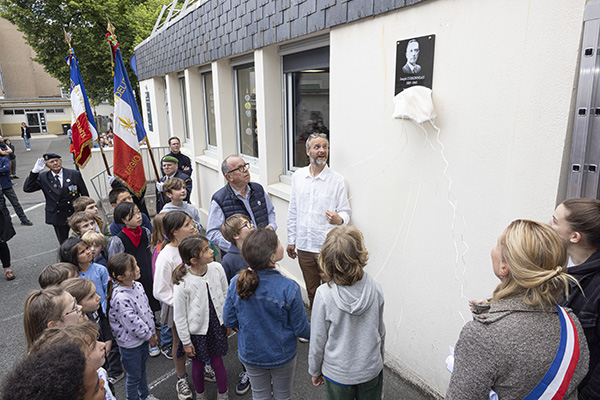 Les écoliers rendent hommage à Joseph Cussonneau