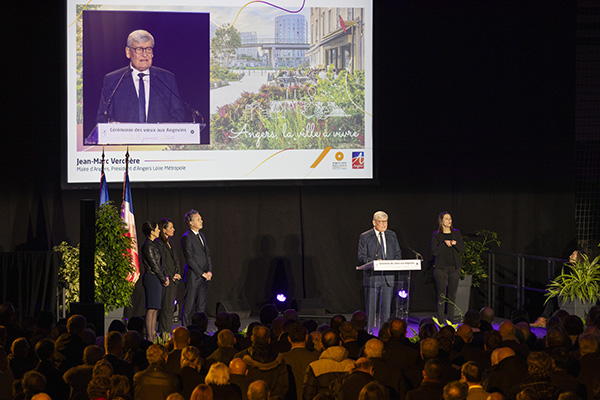 Discours des vœux de Jean-Marc Verchère aux Angevins