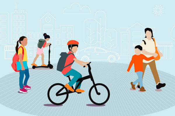 Des trajets pour l'école plus apaisés