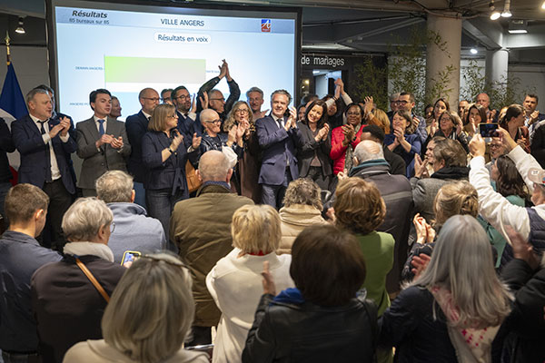 La liste "Angers pour vous" remporte les &eacute;lections municipales avec 59,03% des voix
