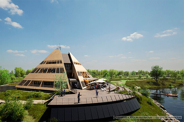 Entièrement vidée, la pyramide du lac de Maine est prête pour une rénovation de grande ampleur