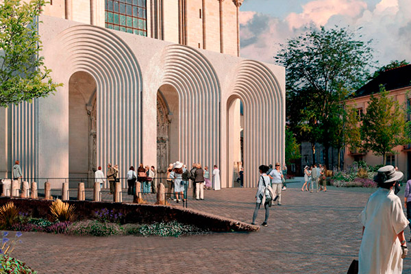 Bientôt une galerie contemporaine pour protéger le portail de la cathédrale (4/4)