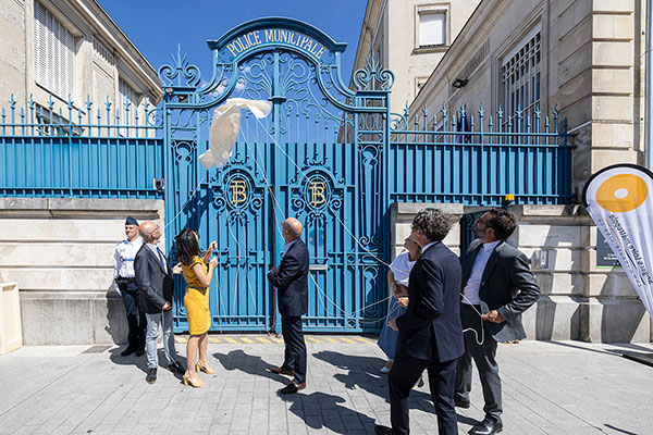 La police municipale a investi ses nouveaux locaux, dans l'ancien bâtiment de la
Banque de France