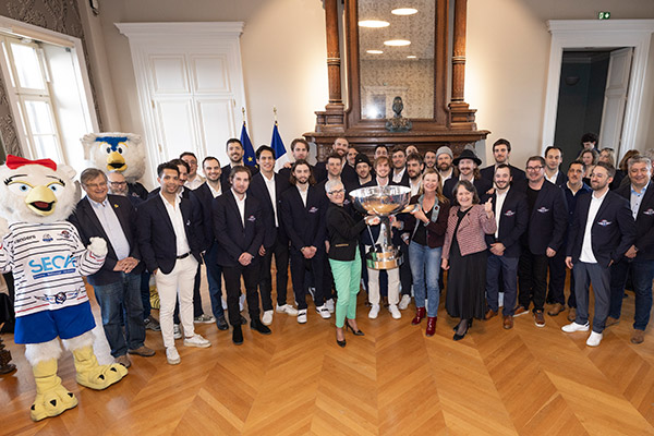 Les Ducs reçus en mairie après leur victoire en coupe de France
