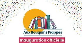 Inauguration "Aux bouquins frappés"