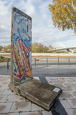Mise en valeur du mur de Berlin